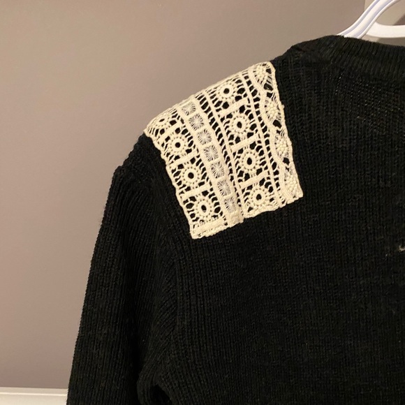 Knit Black Blouse - Picture 6 of 6